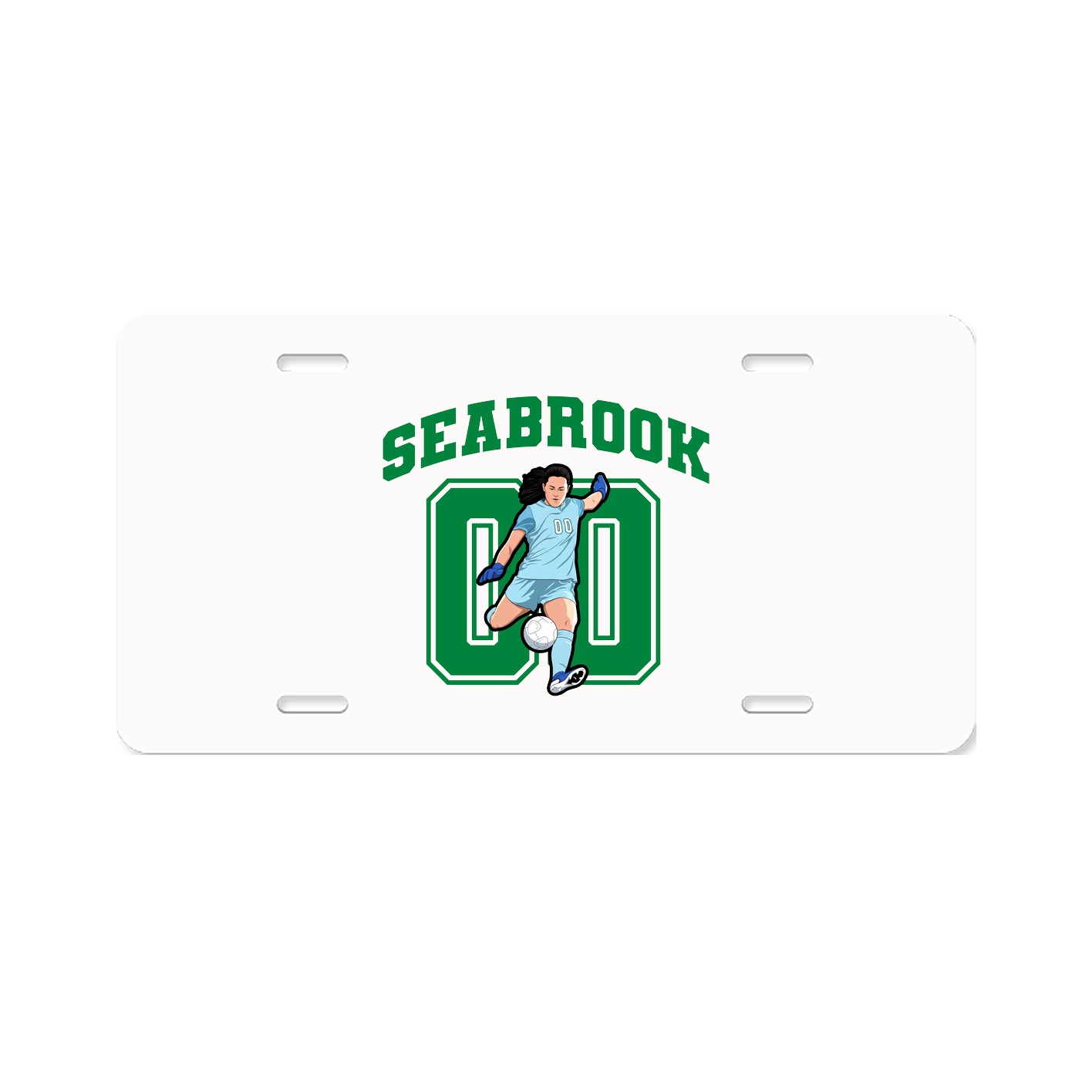 License Plate — Number in Classic