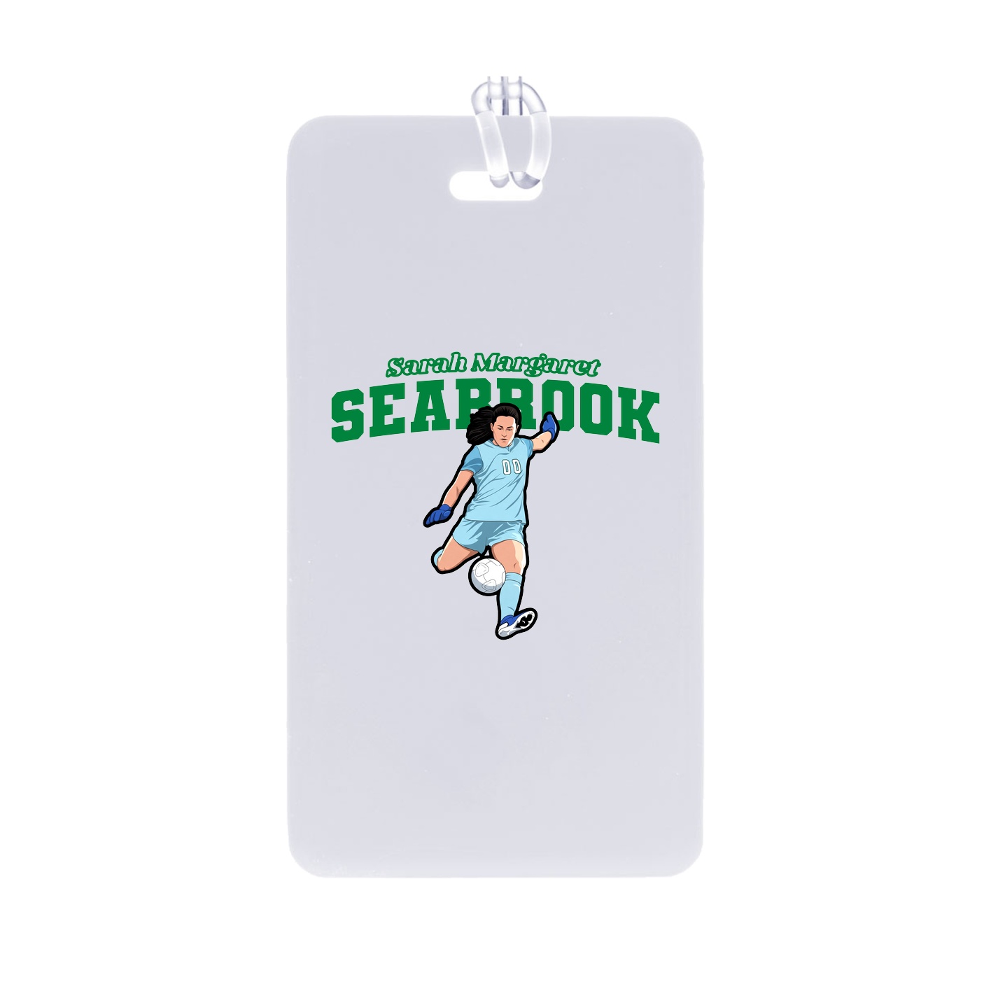 Bag Tag — Name Arch in Classic