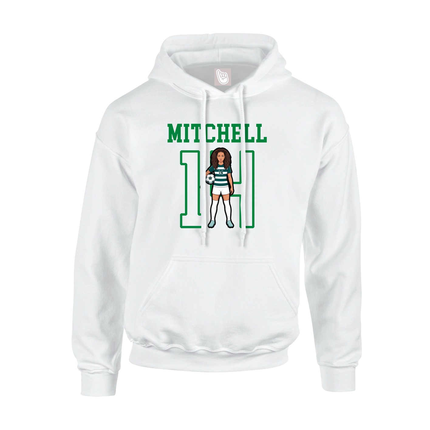 Youth Hoodie — Shirsey in White