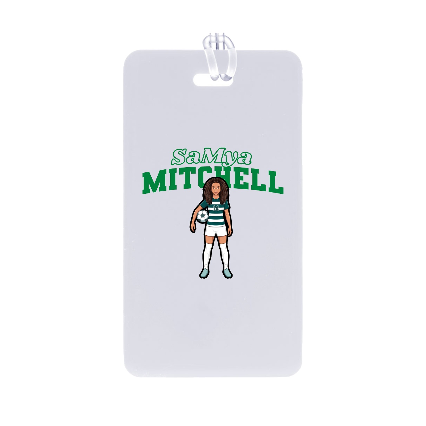 Bag Tag — Name Arch in Classic