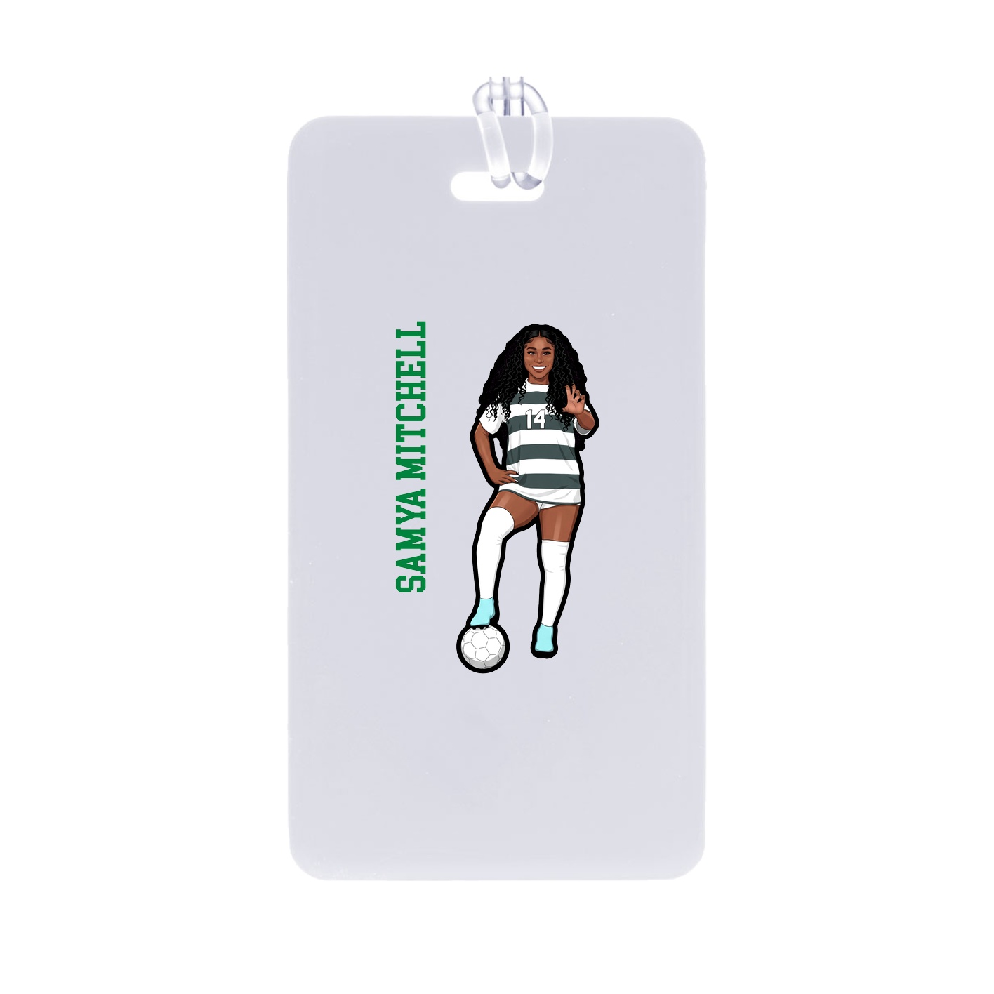 Bag Tag — Name Vertical in Classic