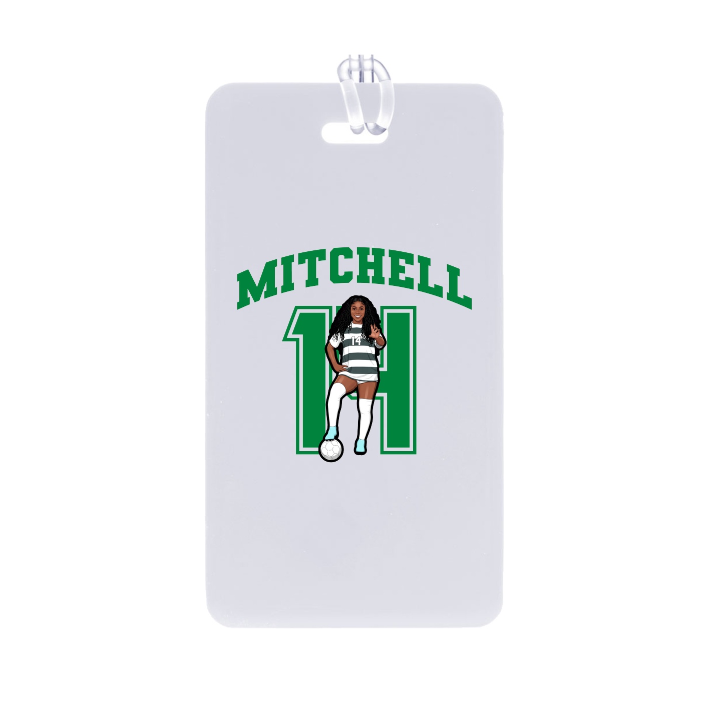 Bag Tag — Number in Classic