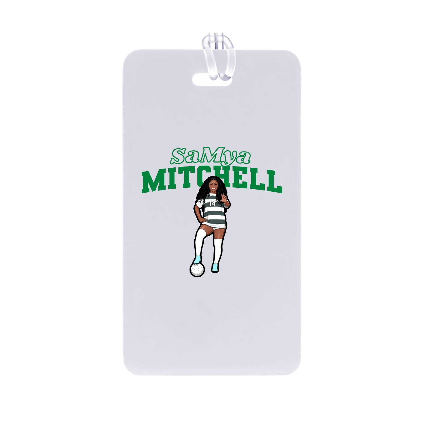 Bag Tag — Name Arch in Classic