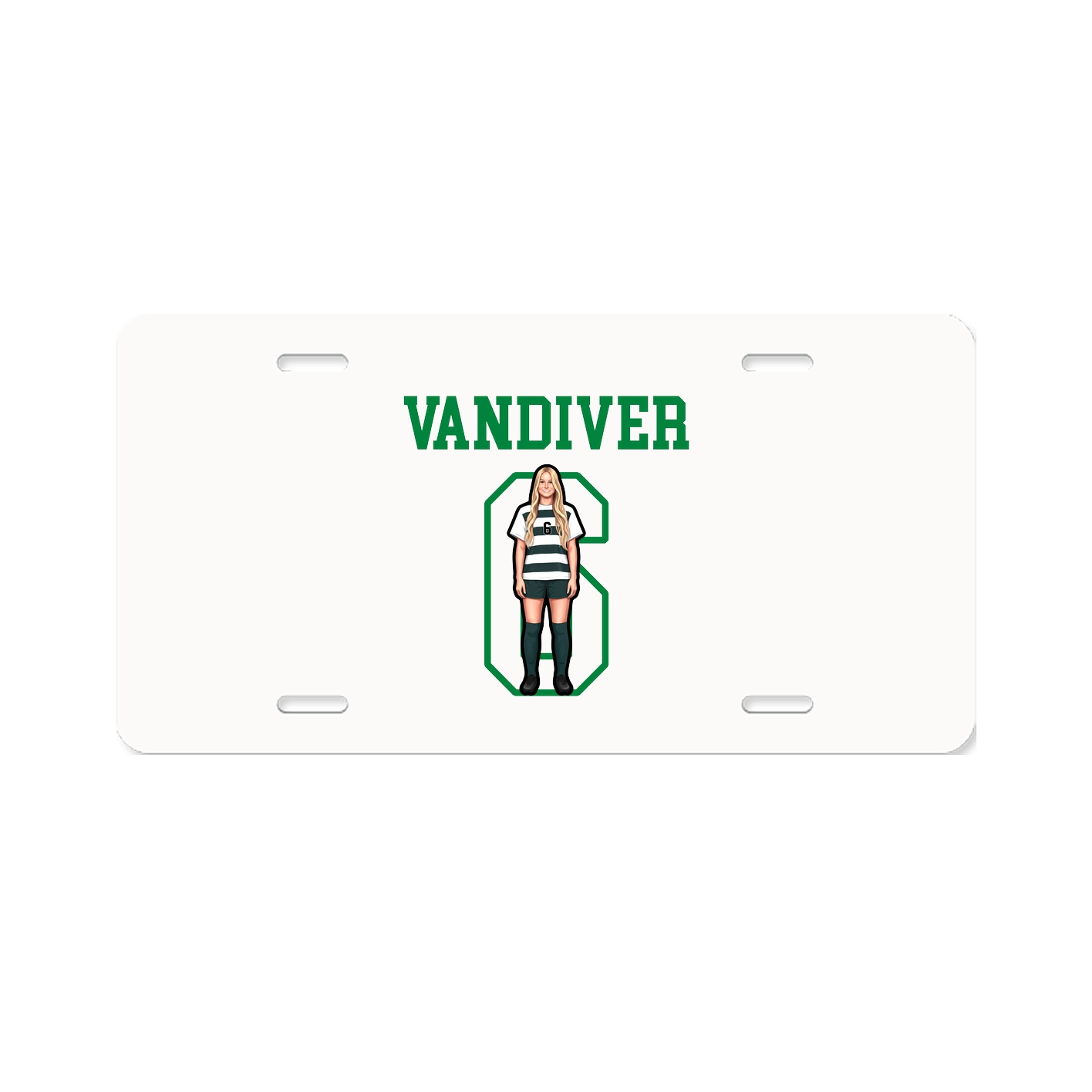 License Plate — Shirsey in Classic