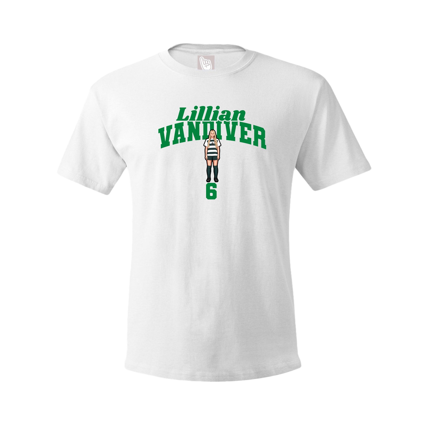 Youth Tee — Signature Arch in White