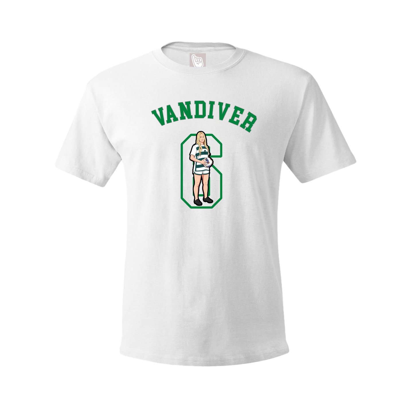 Tee — Shirsey Arch in White