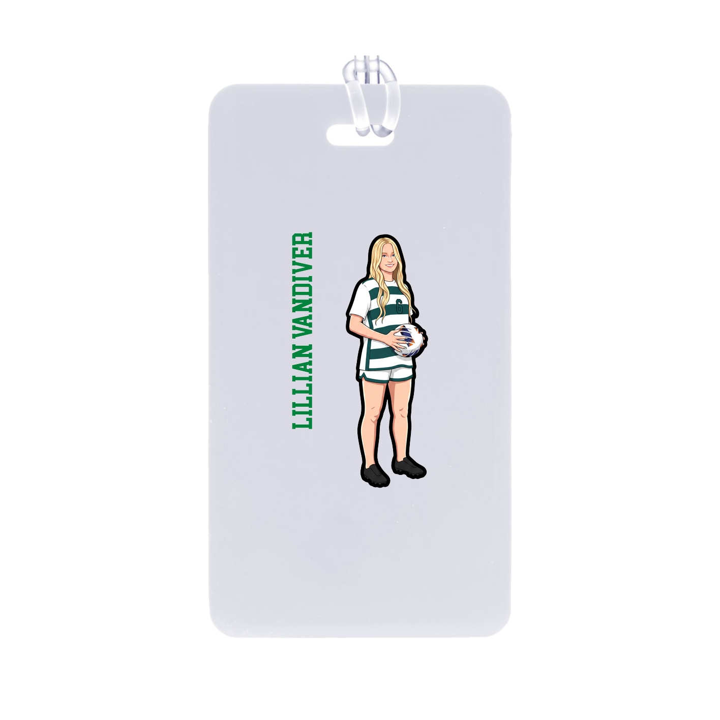 Bag Tag — Name Vertical in Classic