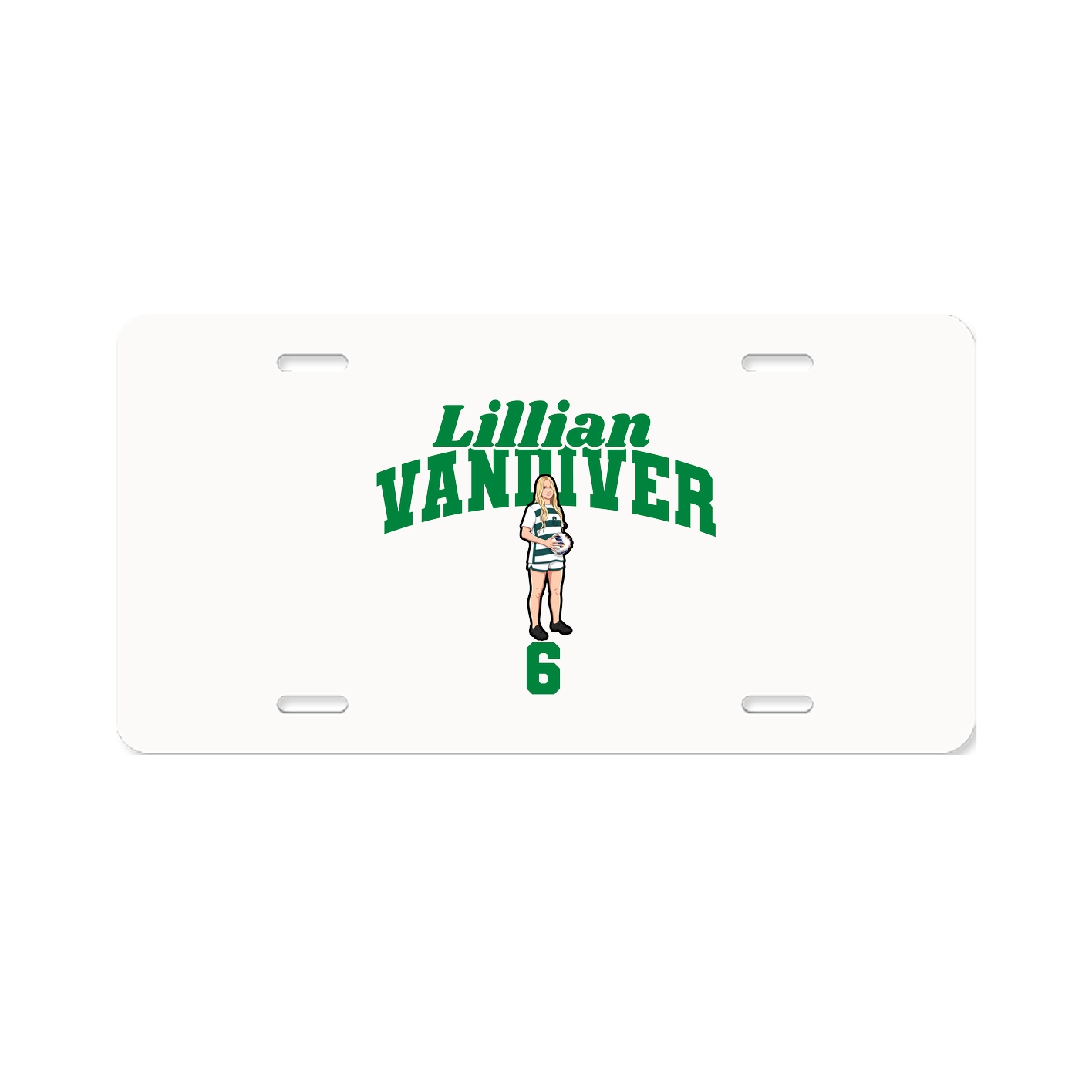 License Plate — Signature Arch in Classic