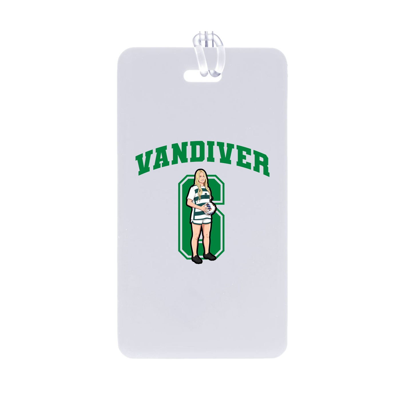 Bag Tag — Number in Classic