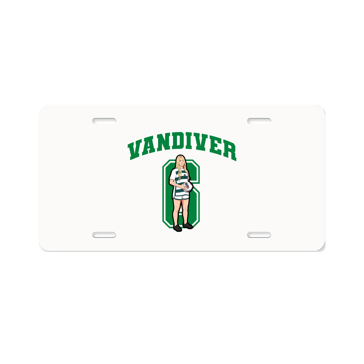 License Plate — Number in Classic