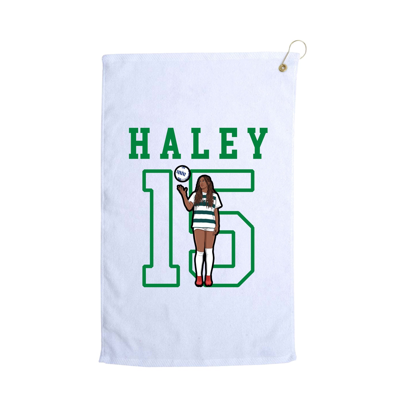 Golf Towel — Shirsey in White