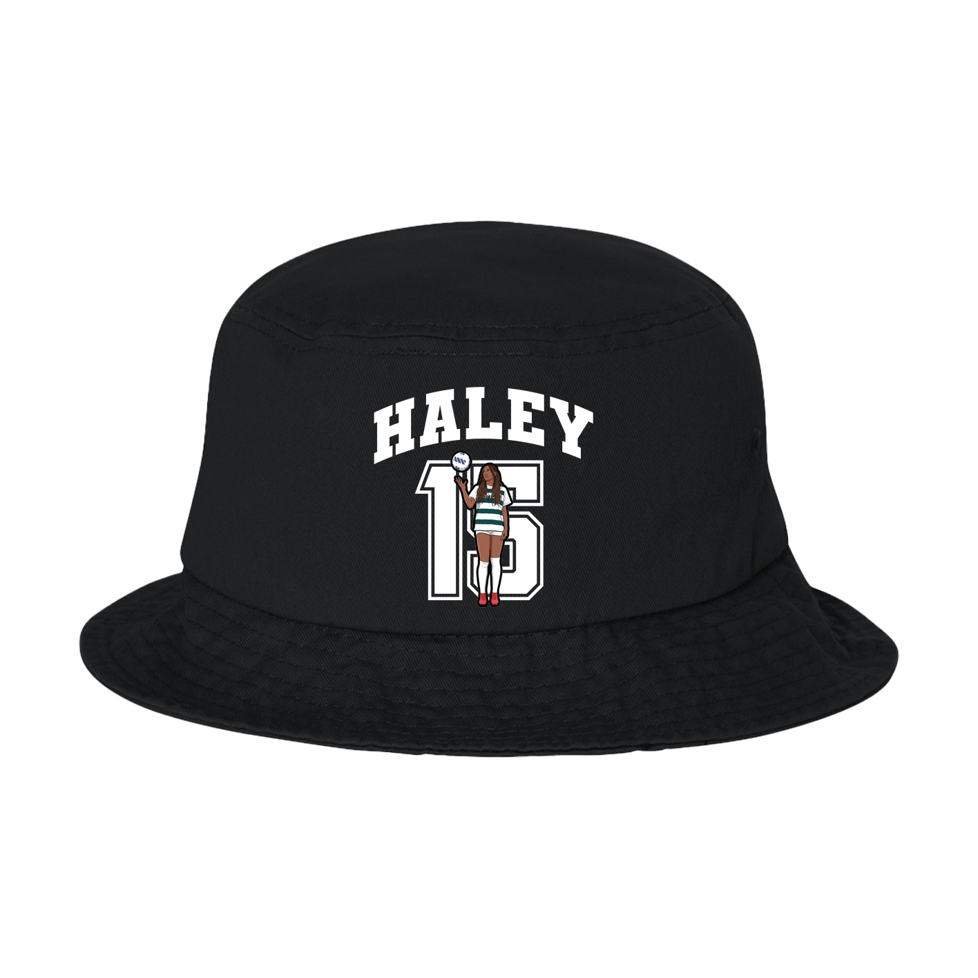 Bucket Cap — Number in Black