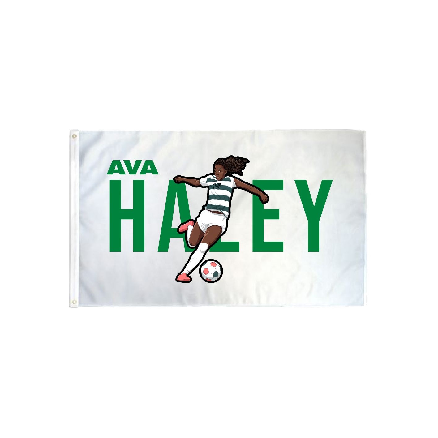 3x5 Flag — Player Name in Classic