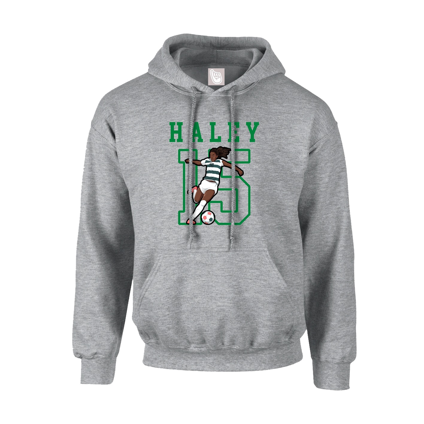 Hoodie — Shirsey in Grey