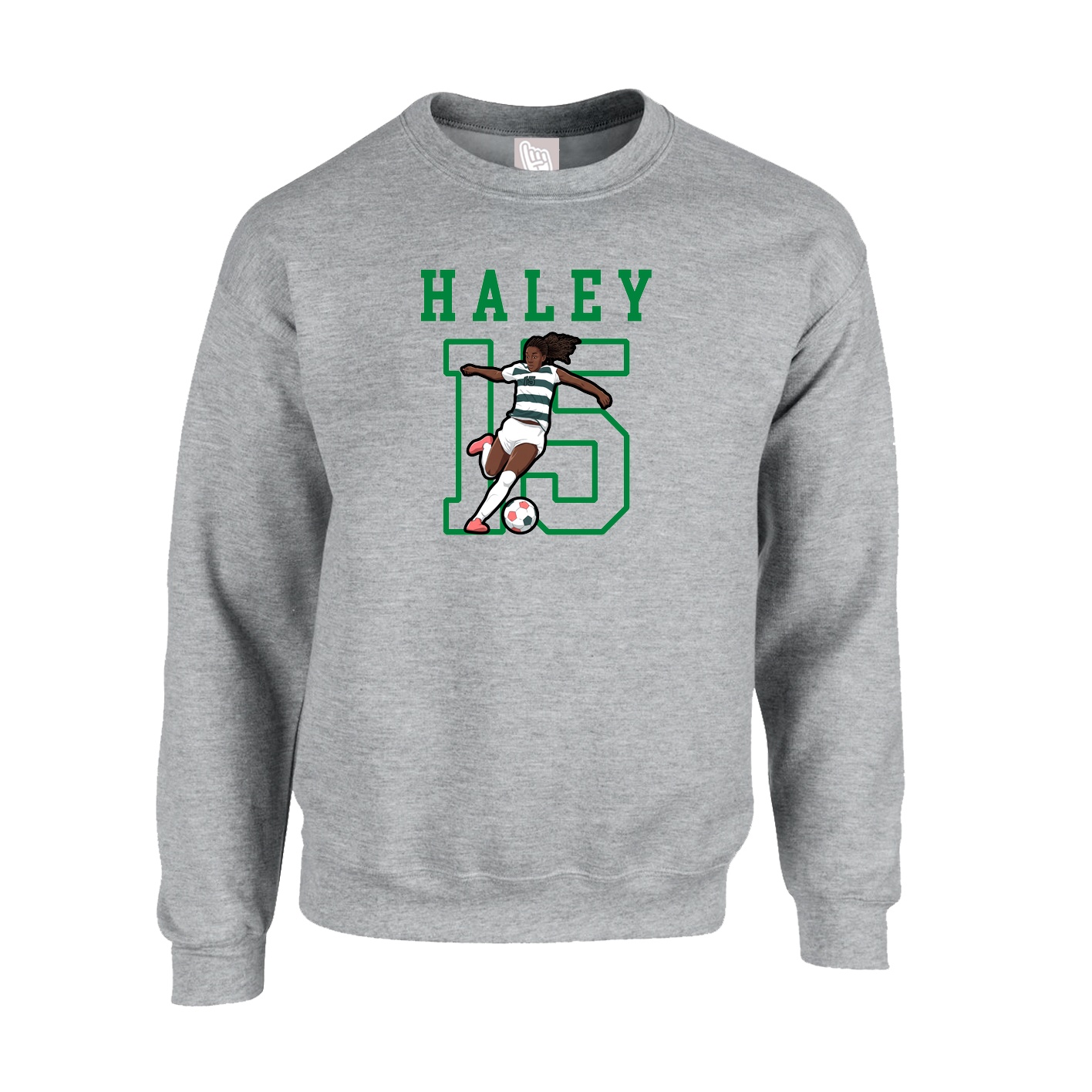 Fleece Crew — Shirsey in Grey
