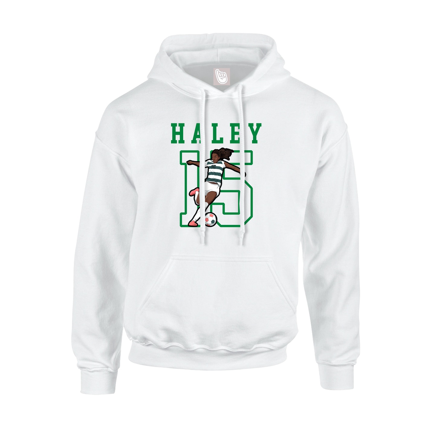 Youth Hoodie — Shirsey in White