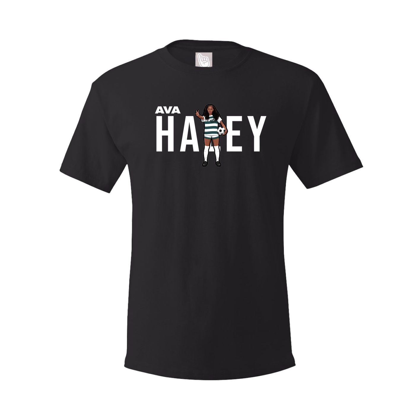 Youth Tee — Player Name in Black
