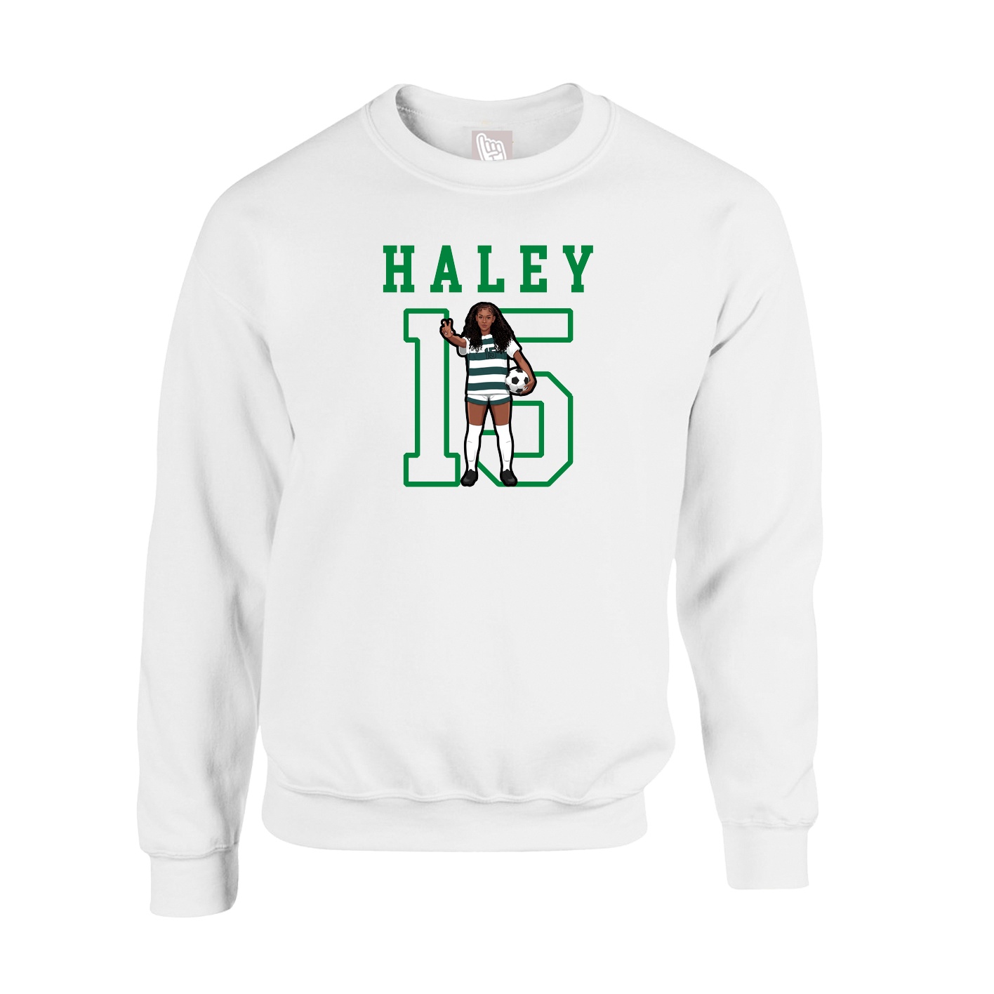 Fleece Crew — Shirsey in White