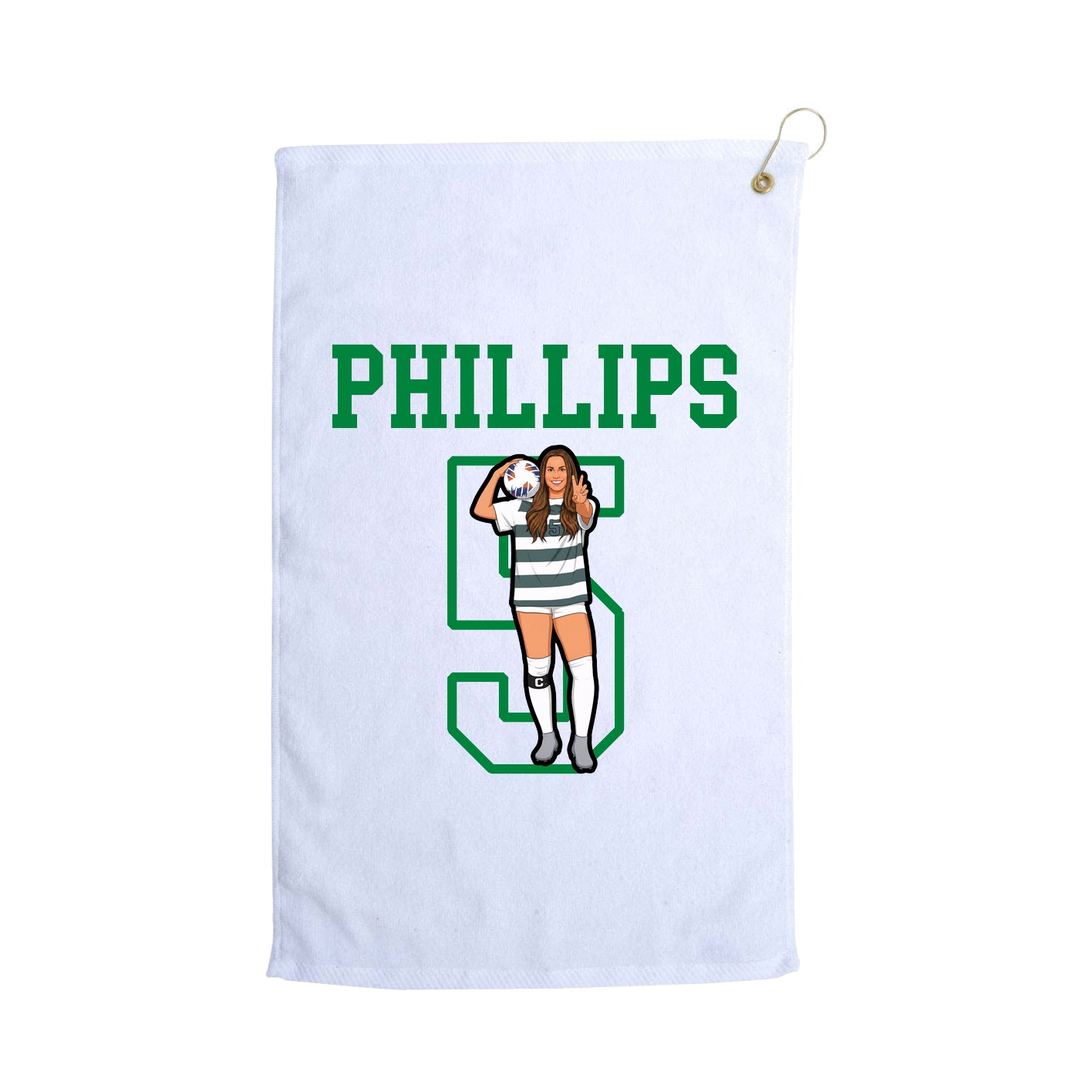 Golf Towel — Shirsey in White