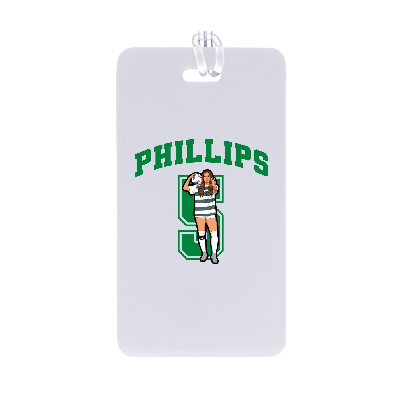 Bag Tag — Number in Classic