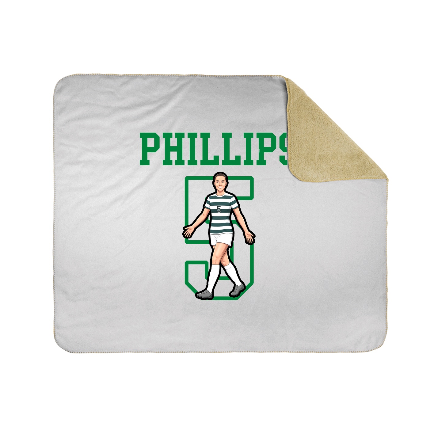Throw Blanket — Shirsey in White