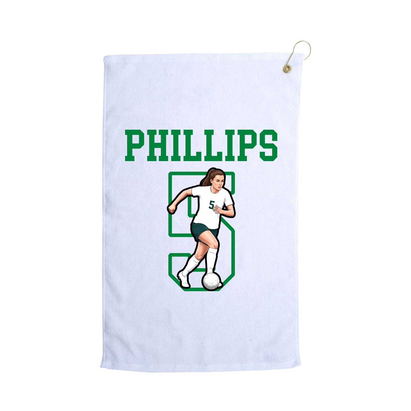 Golf Towel — Shirsey in White