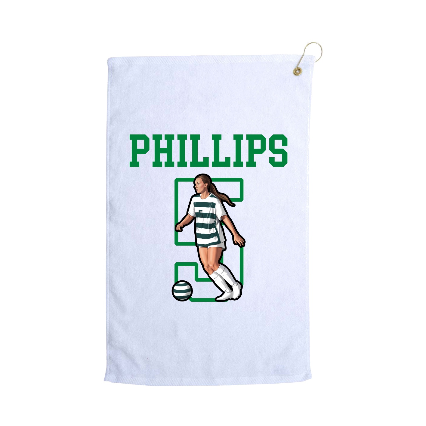 Golf Towel — Shirsey in White