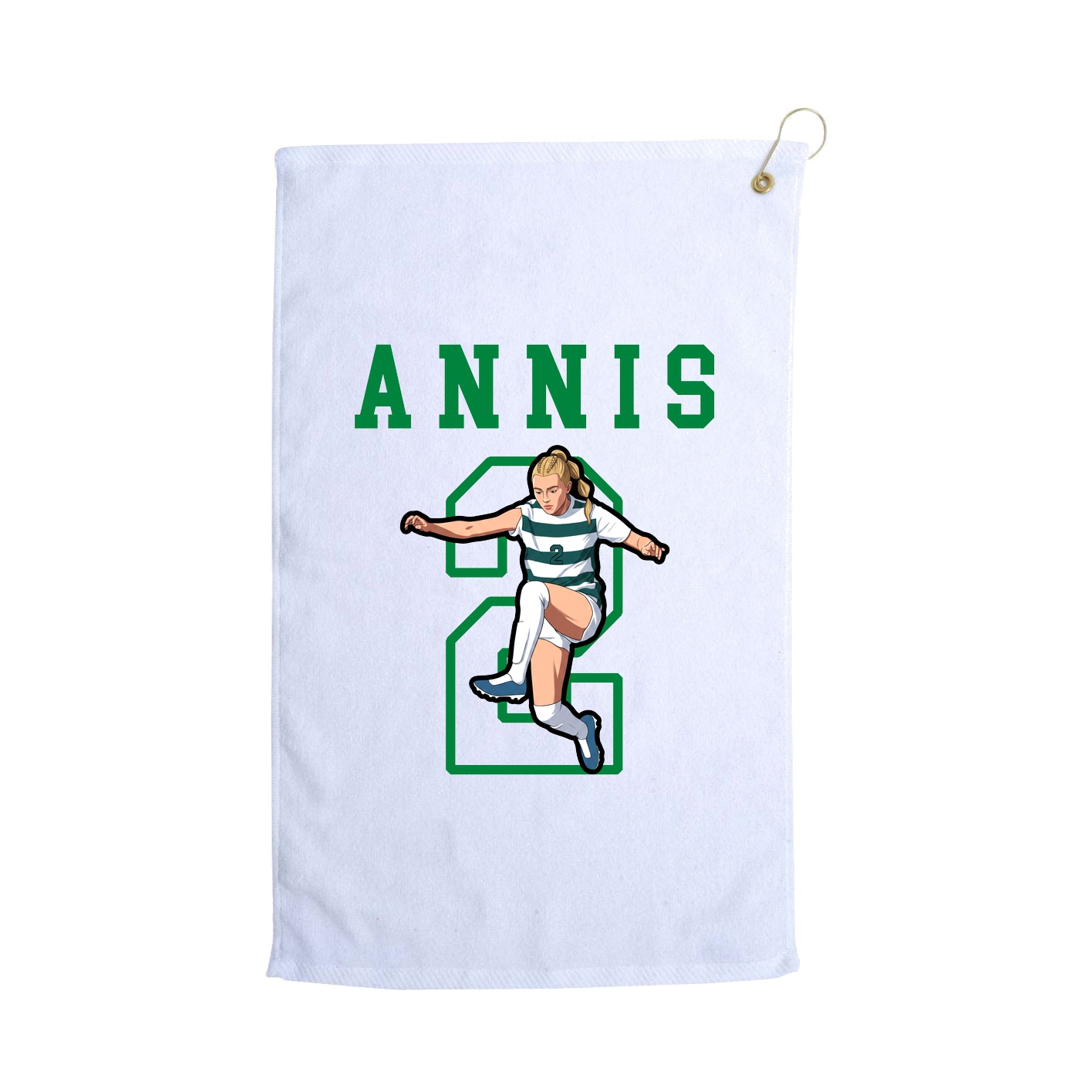 Golf Towel — Shirsey in White