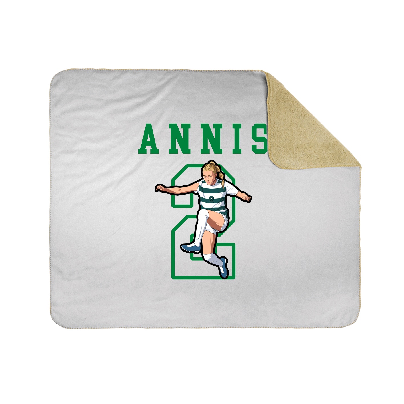 Throw Blanket — Shirsey in White