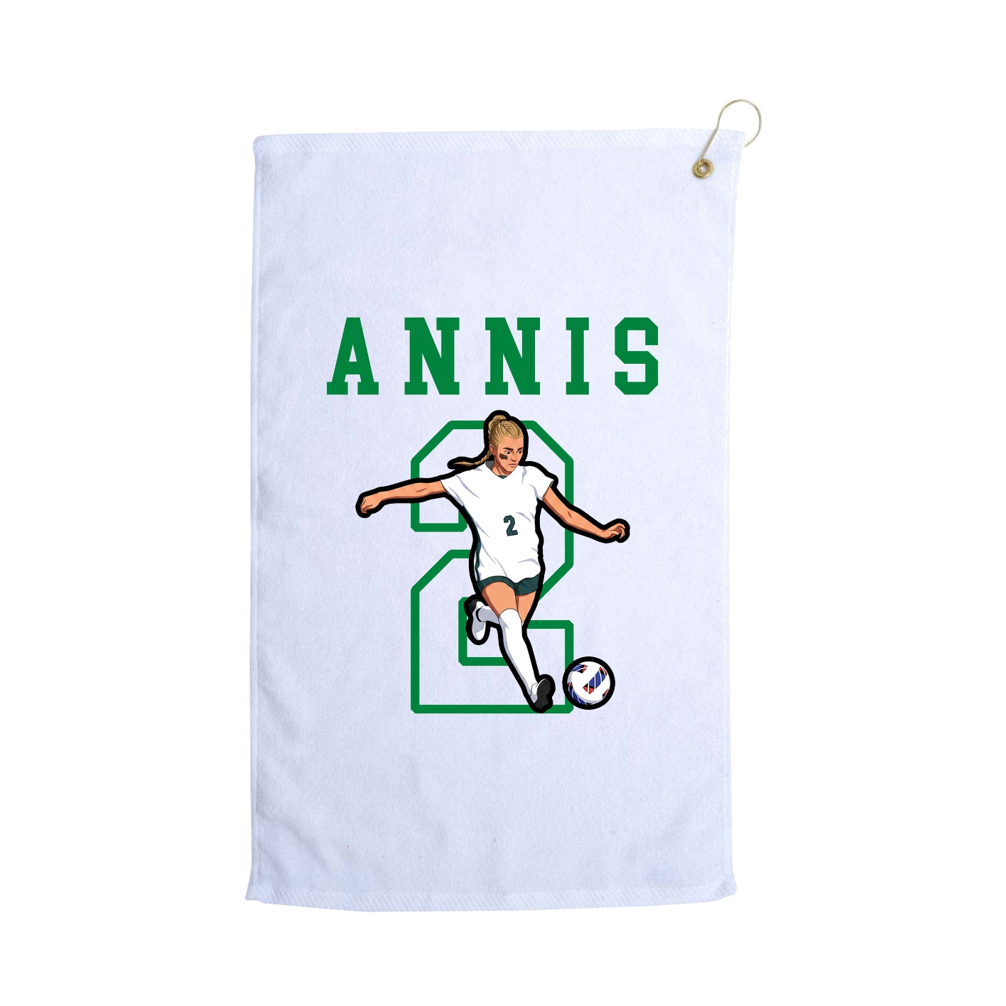 Golf Towel — Shirsey in White
