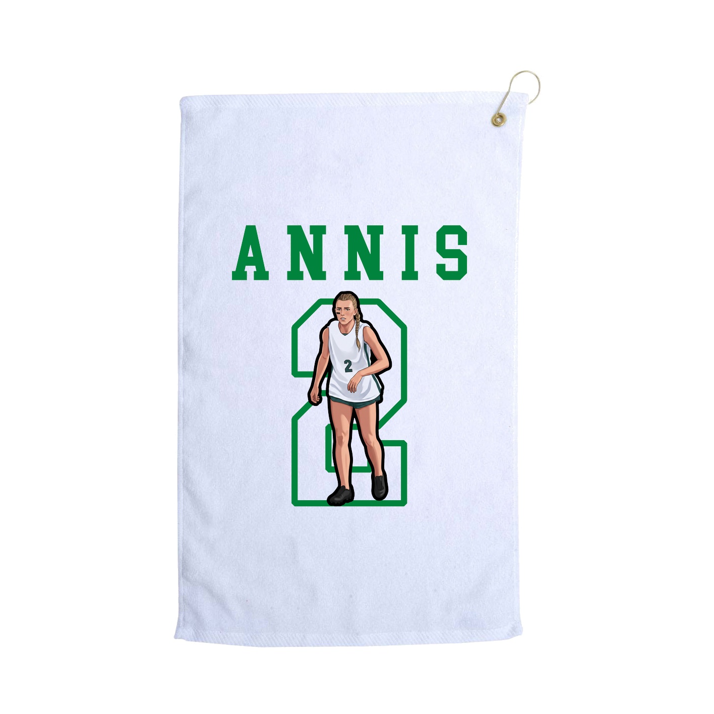 Golf Towel — Shirsey in White