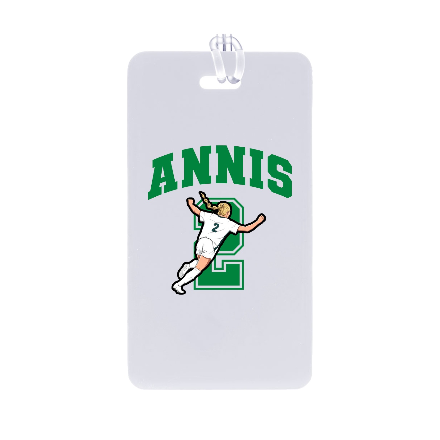 Bag Tag — Number in Classic