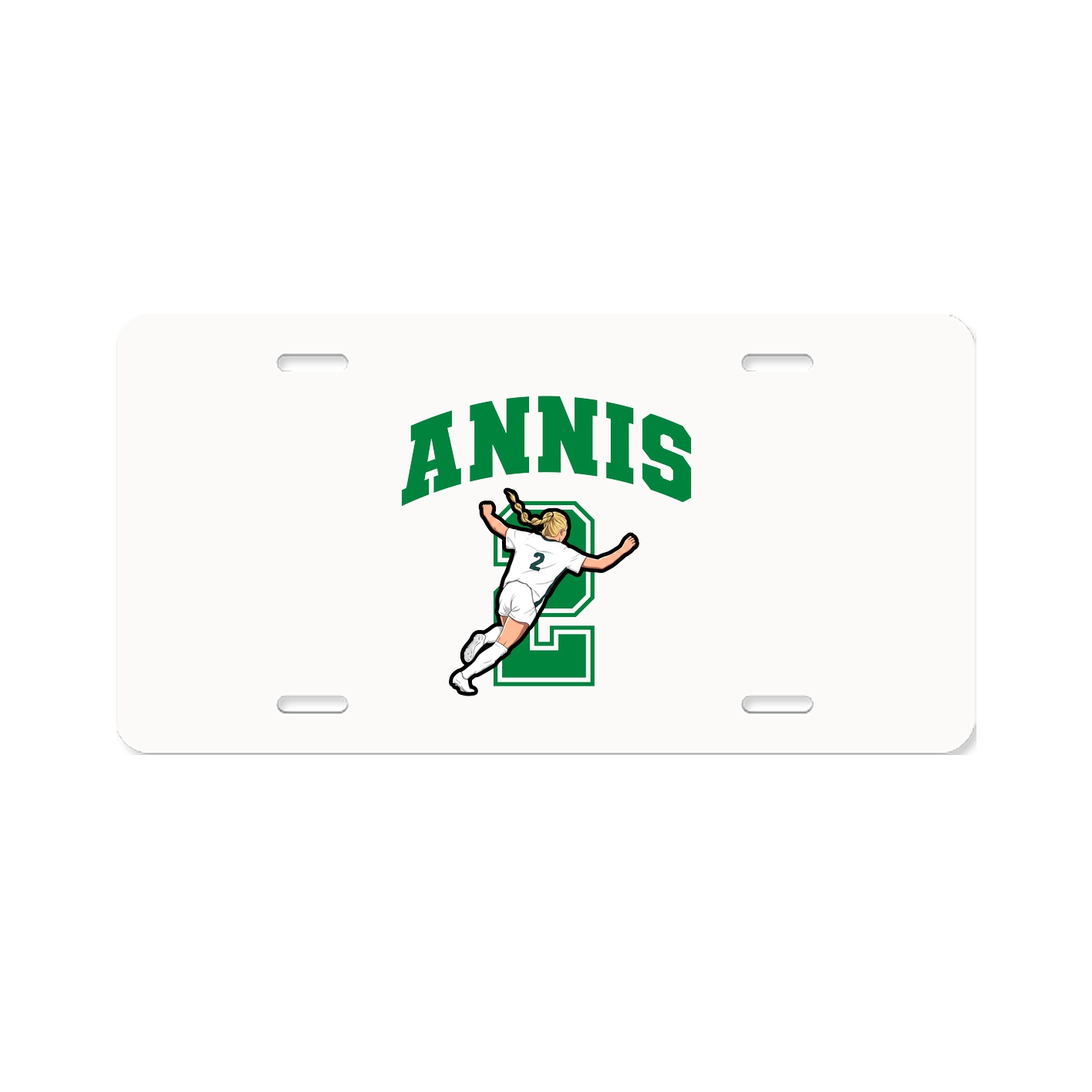 License Plate — Number in Classic
