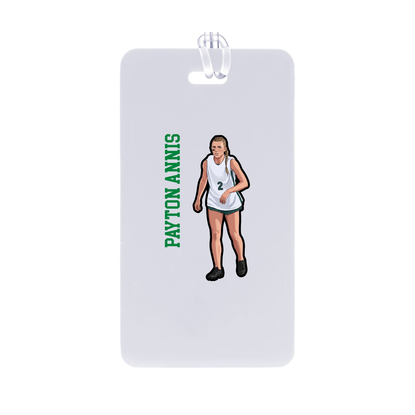 Bag Tag — Name Vertical in Classic