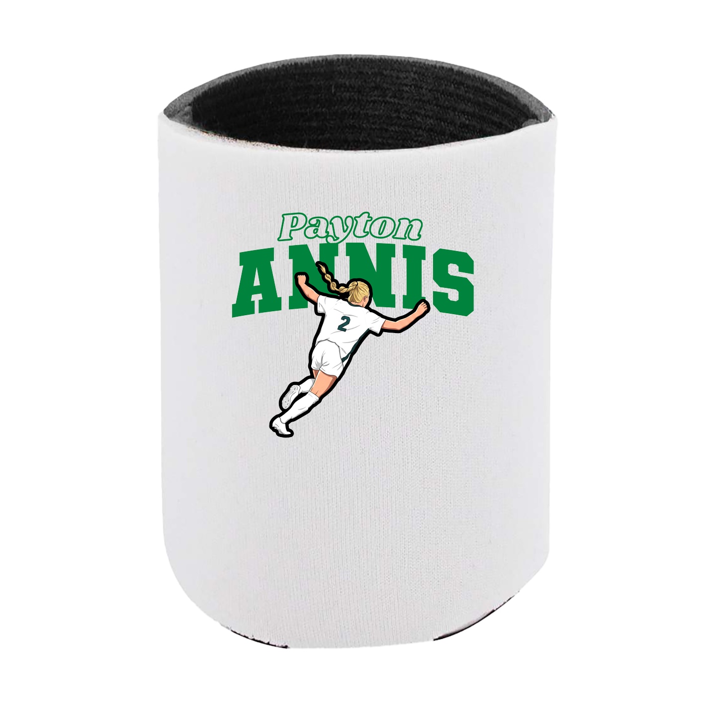 Can Holder — Name Arch in White