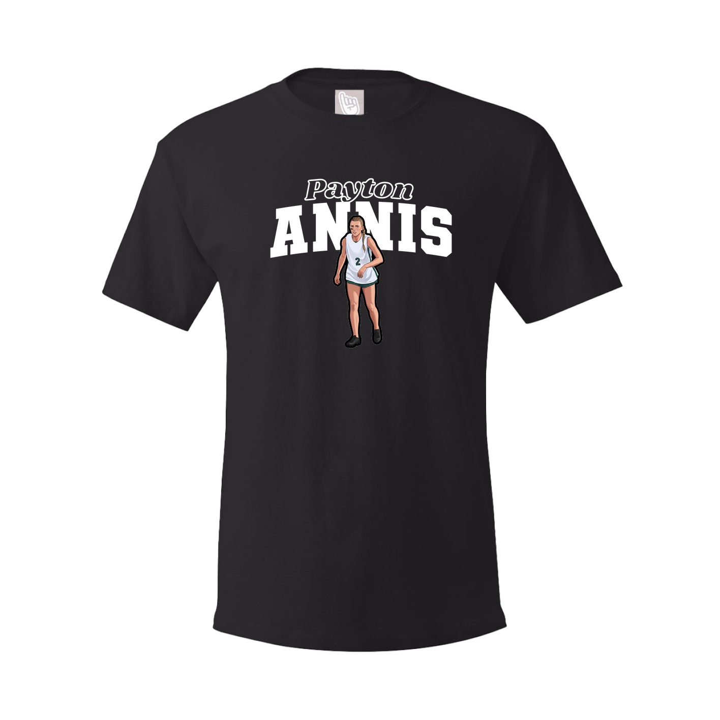Youth Tee — Name Arch in Black