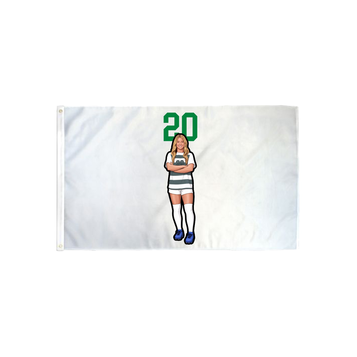 3x5 Flag — Number Top in Classic