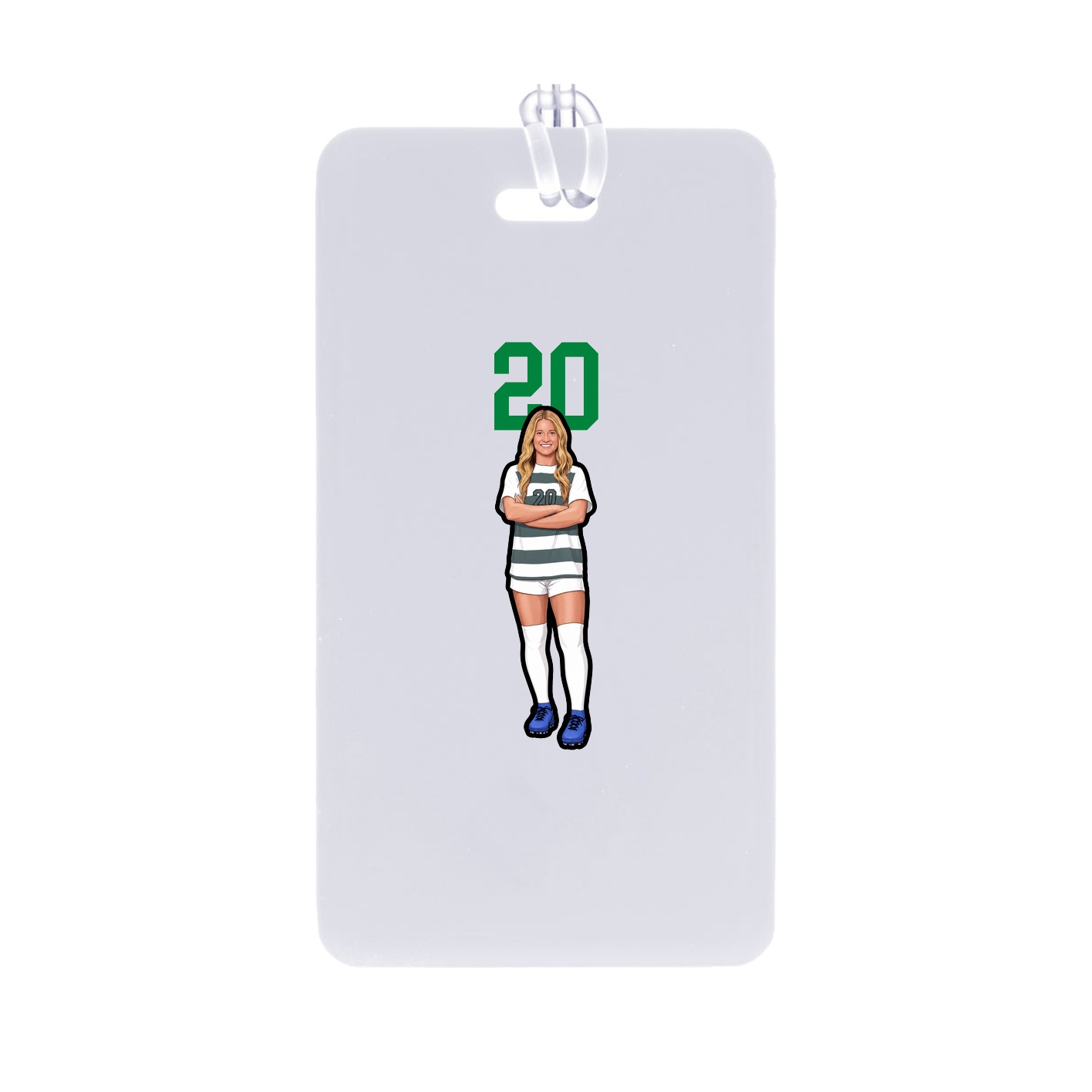Bag Tag — Number Top in Classic