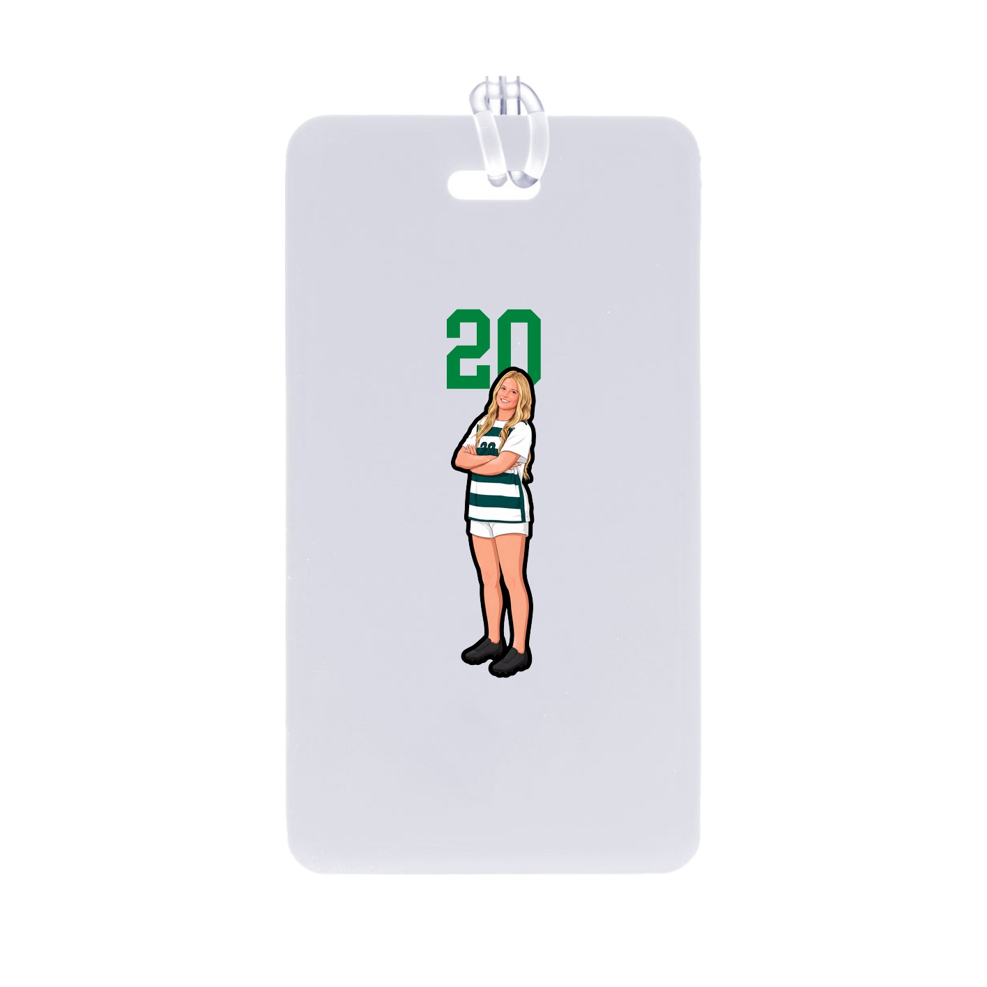 Bag Tag — Number Top in Classic