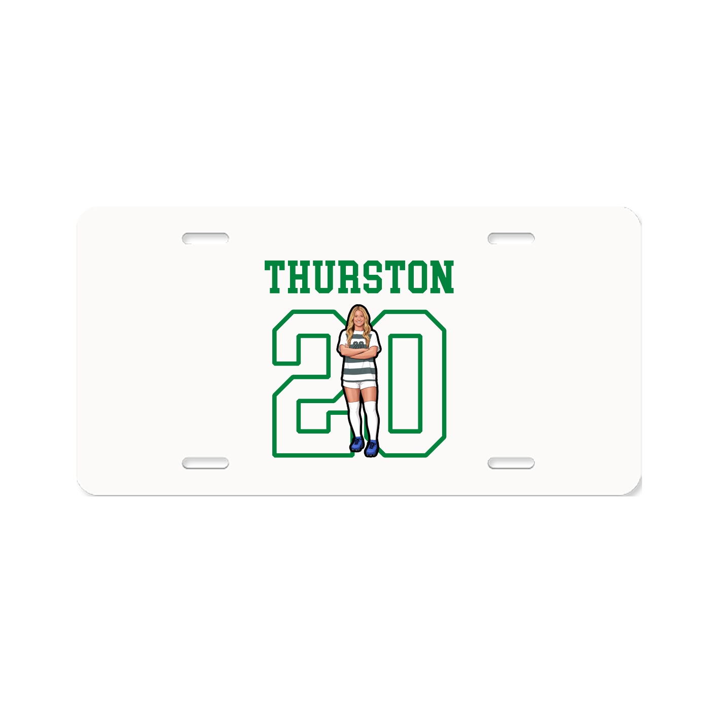 License Plate — Shirsey in Classic