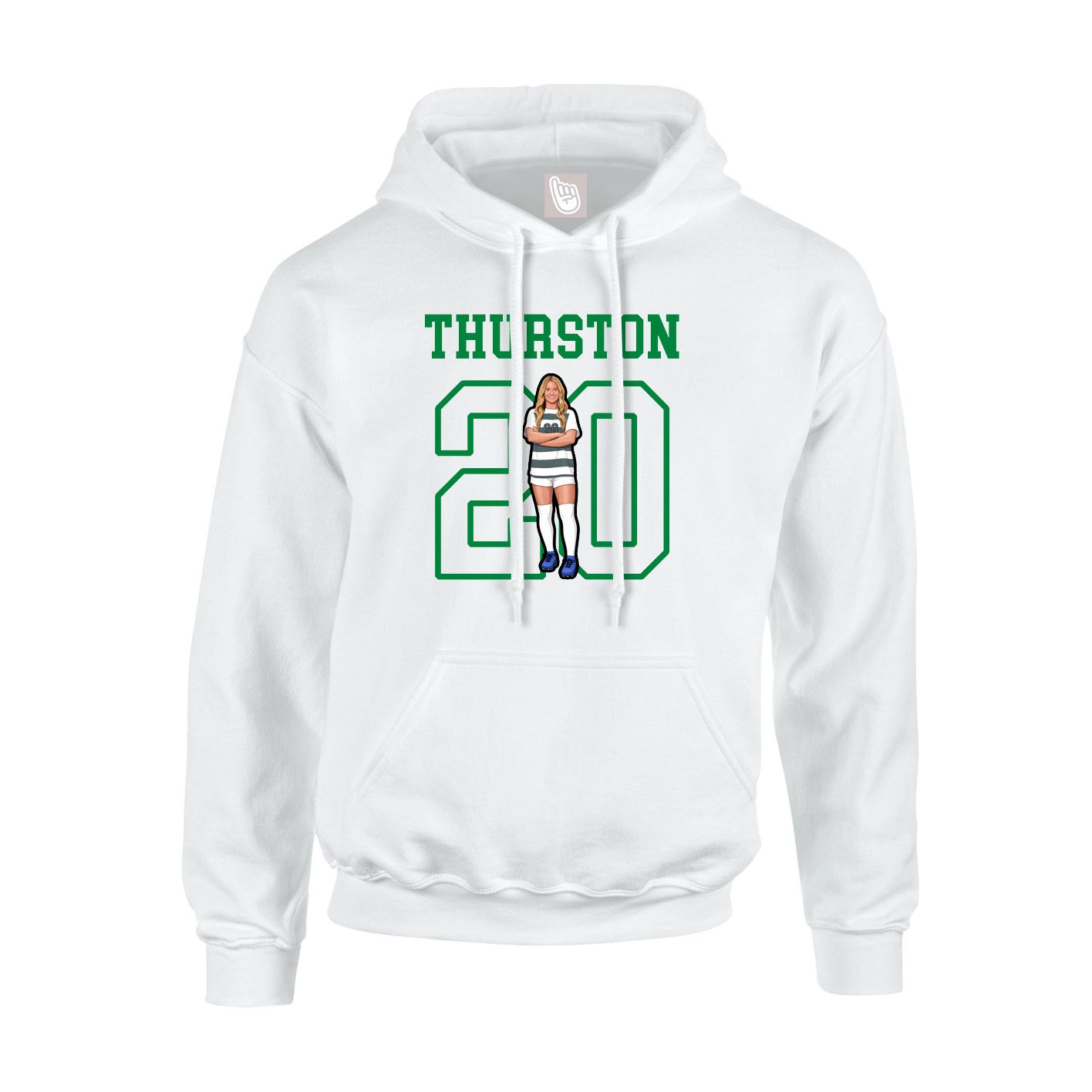 Youth Hoodie — Shirsey in White