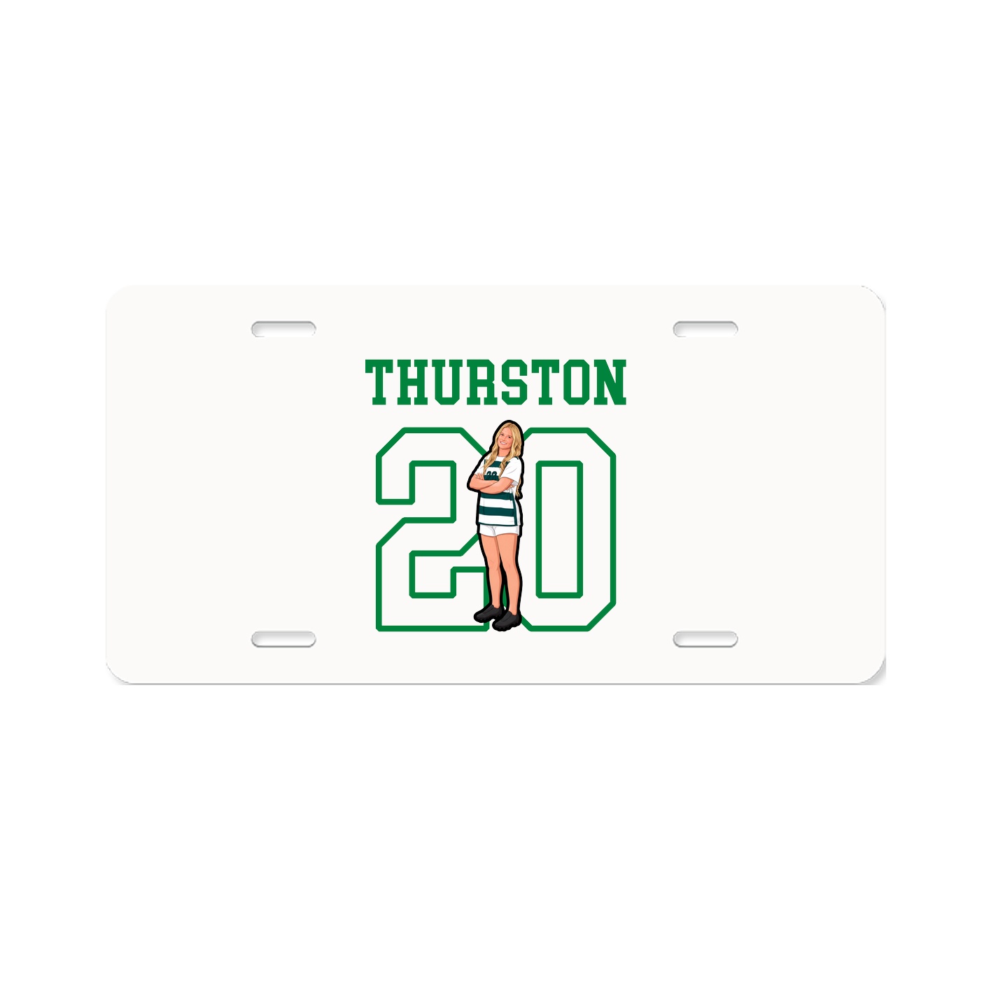 License Plate — Shirsey in Classic