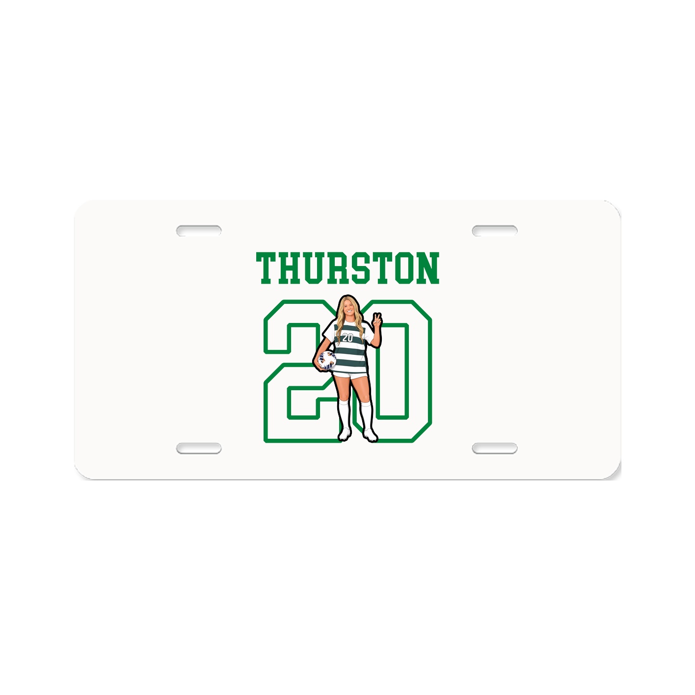 License Plate — Shirsey in Classic