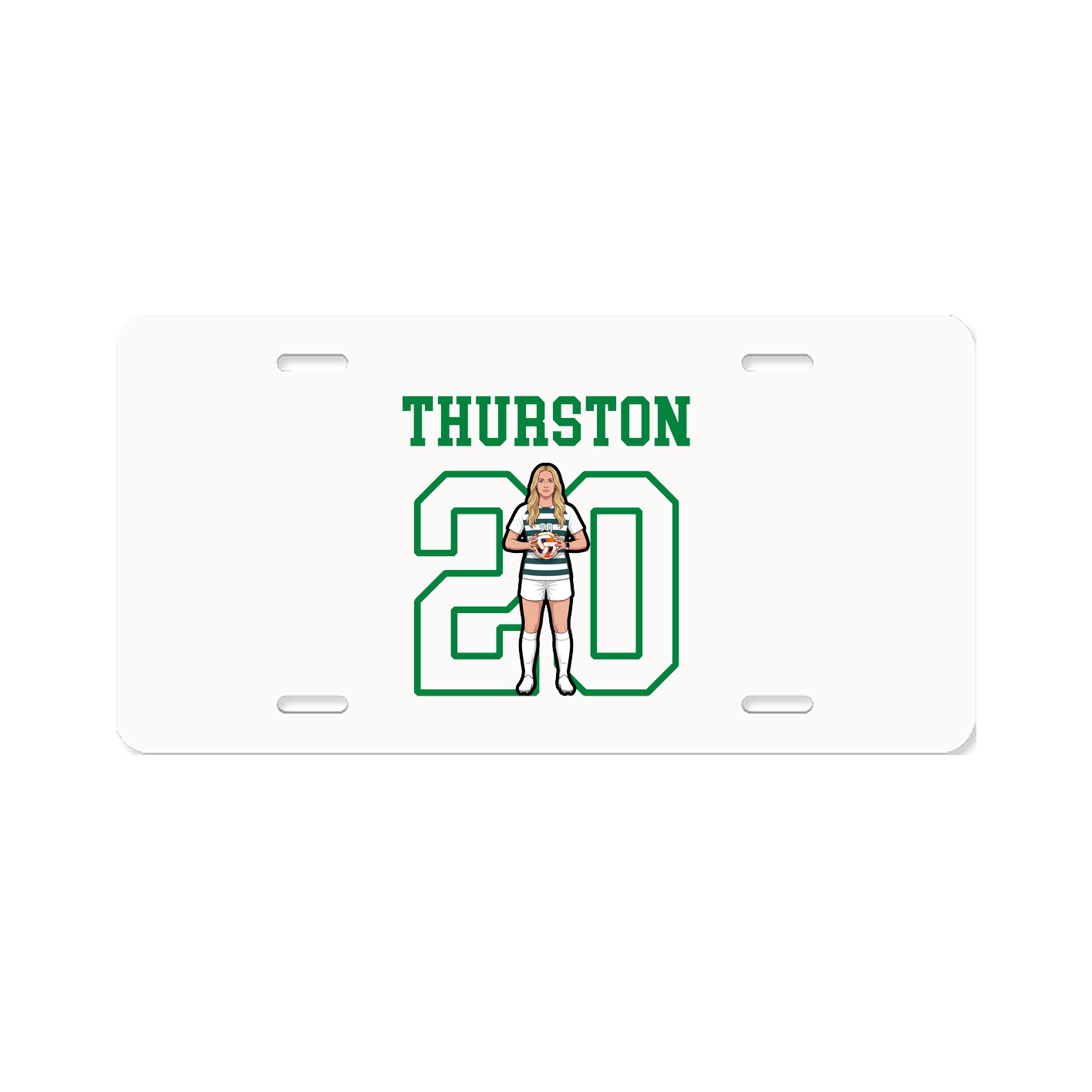 License Plate — Shirsey in Classic
