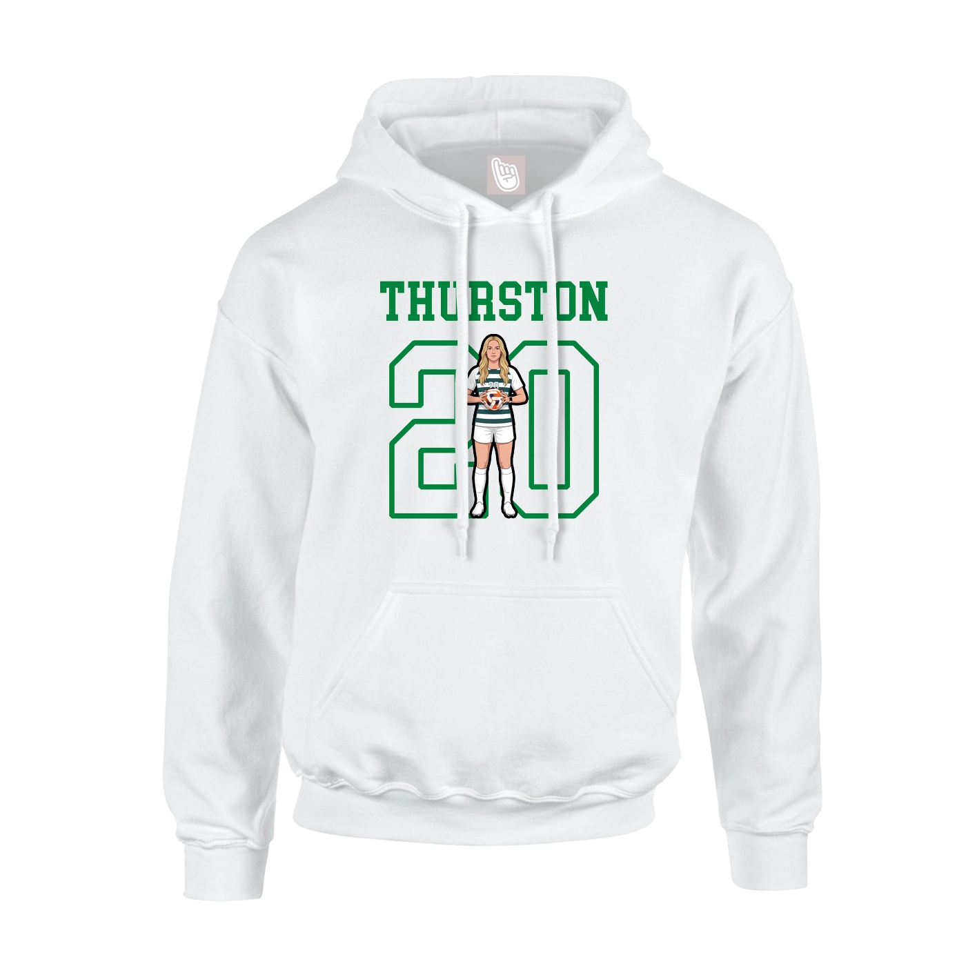 Youth Hoodie — Shirsey in White