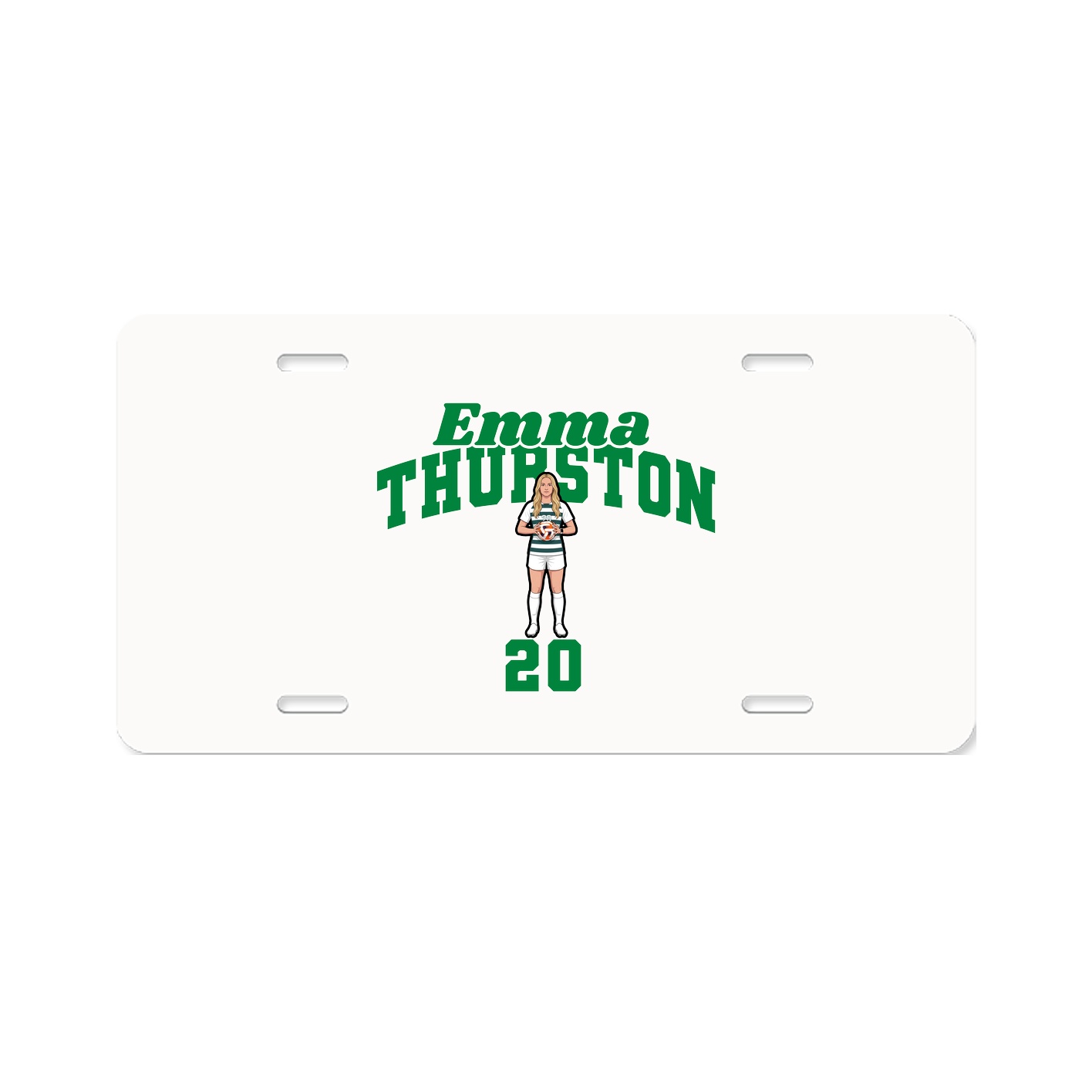 License Plate — Signature Arch in Classic