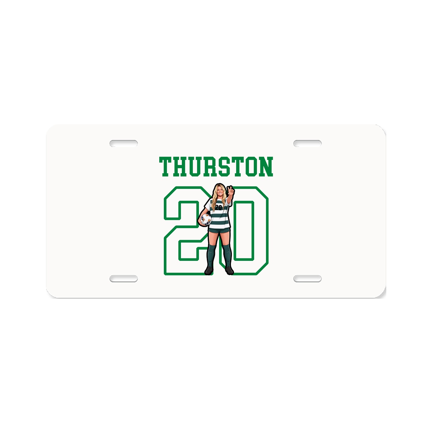 License Plate — Shirsey in Classic
