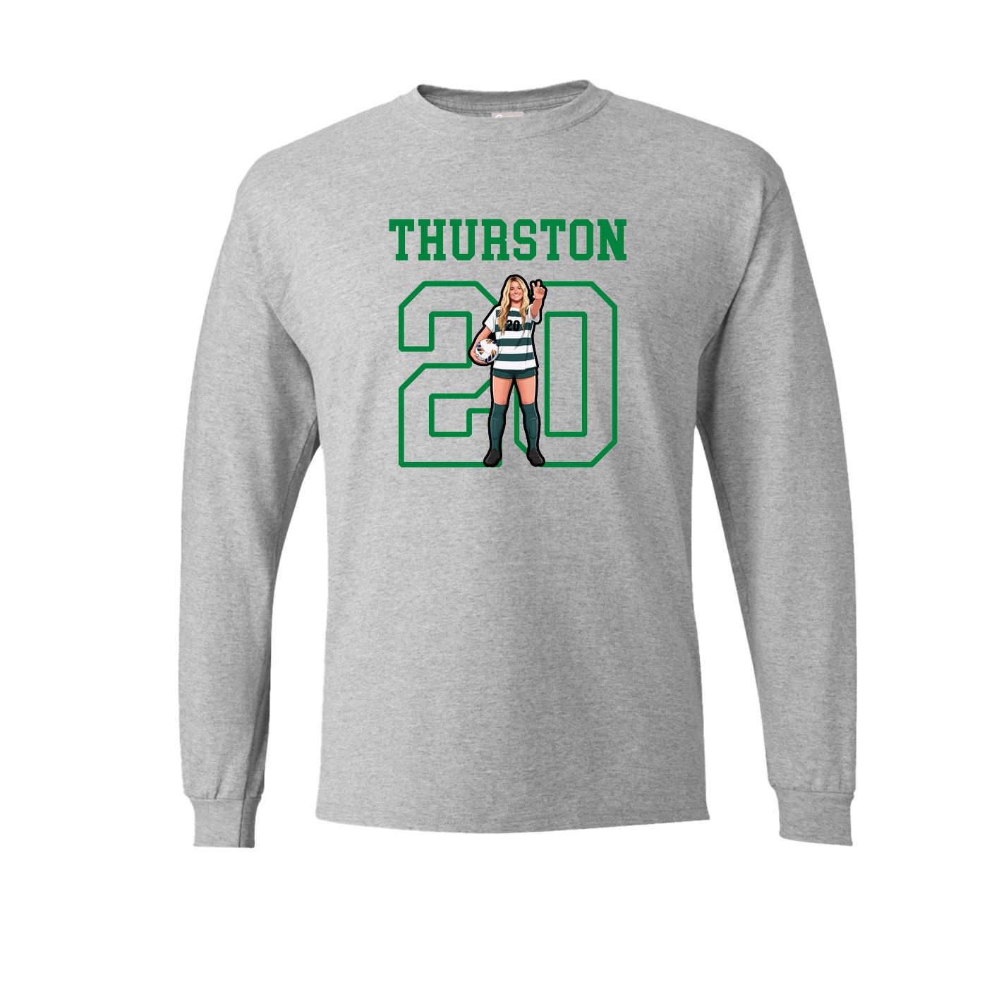 Long Sleeve Tee — Shirsey in Grey
