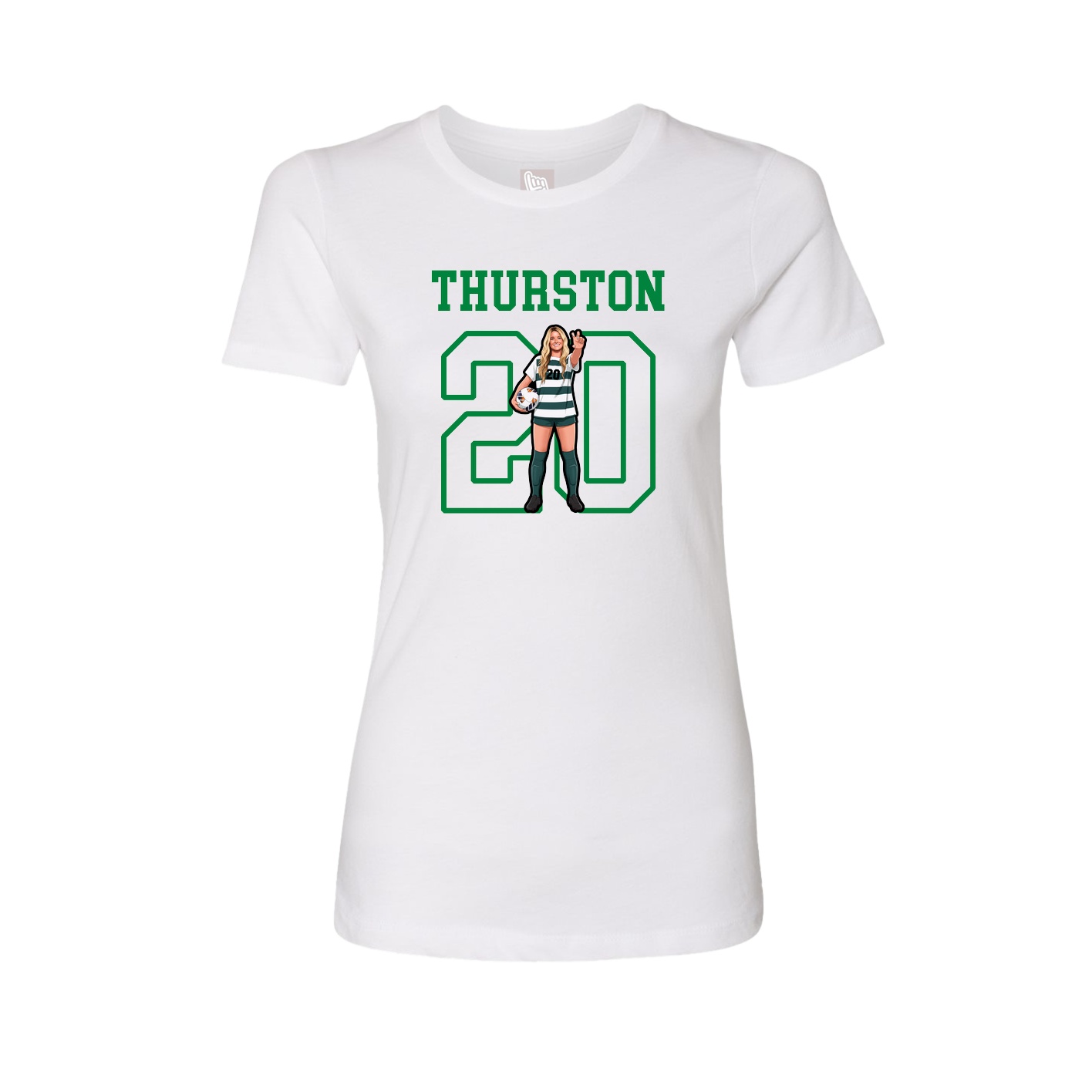 Fitted Women's Tee — Shirsey in White