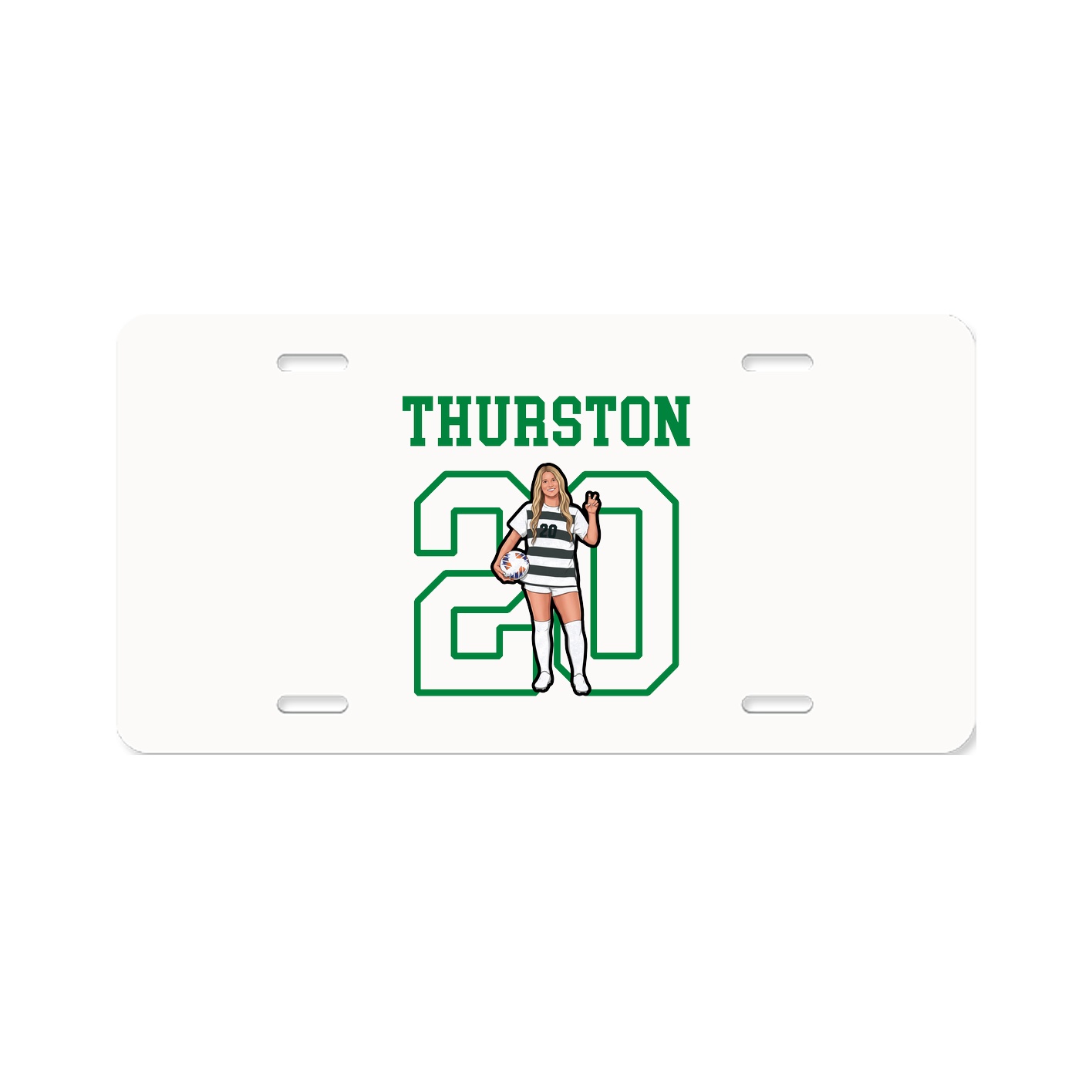 License Plate — Shirsey in Classic